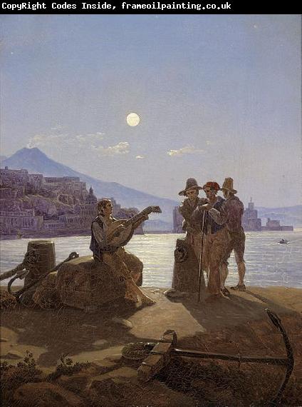 Carl Gustav Carus Italienische Fischer im Hafen von Neapel
